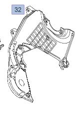 Capac distributie spate Opel Zafira B 1.7 original GM Pagina 4/racire-motor-opel-antara/opel-insignia-b-st/piese-auto-audi - Motor si ambreiaj Opel Zafira B