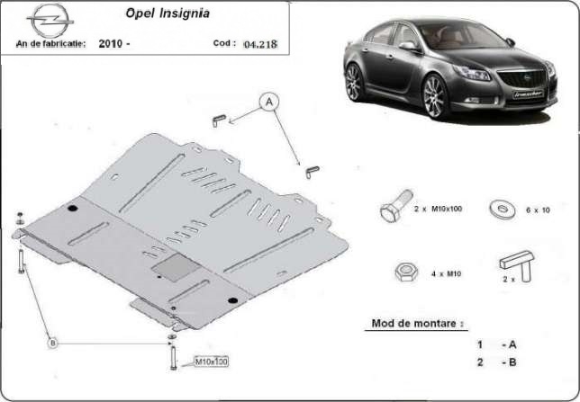 Scut motor metalic Opel Insignia dupa 2009 Pagina 1/filtre-auto-mann-ufi-mahle/opel-meriva-b/opel-cascada - Scuturi motor auto