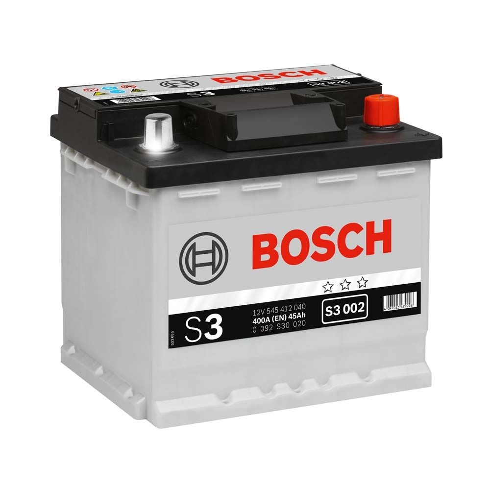 Baterie auto Bosch S3 45Ah/400A 45AH 0092S30020 Pret Ieftin -  RevizieShop.ro - Comanda Online