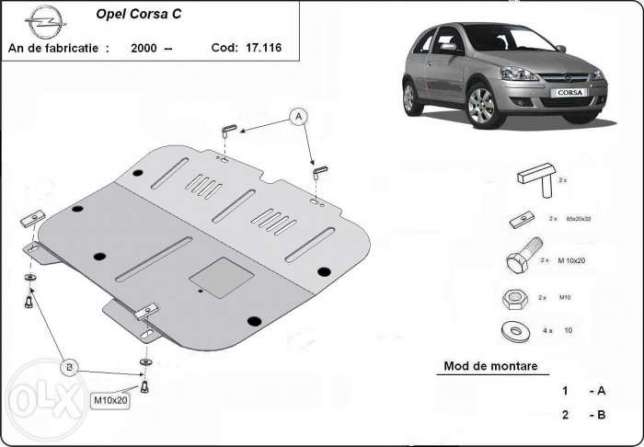 Scut motor metalic Opel Corsa C Pagina 1/opel-omega/piese-auto-mitsubishi/produse-universale - Scuturi motor auto